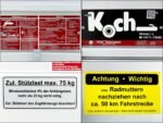 Deckelanhänger 150x300cm Höhe: 95cm 750kg | Typ U7 | Seitentür-Neu – Image 17