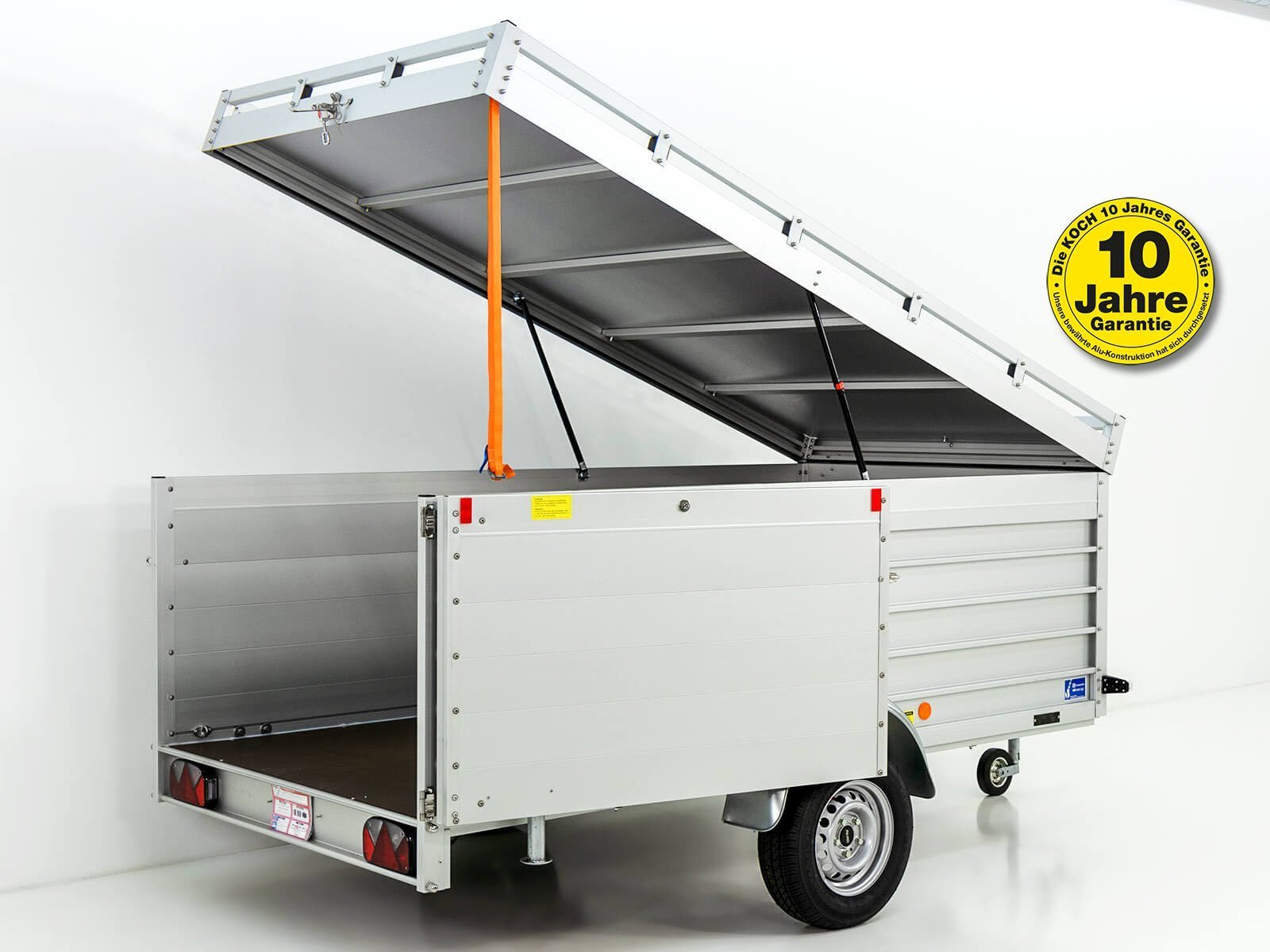 6deckel-9.jpg Deckelanhänger 150x300cm Höhe: 95cm 750kg | Typ U7 | Seitentür-Neu – Image 1