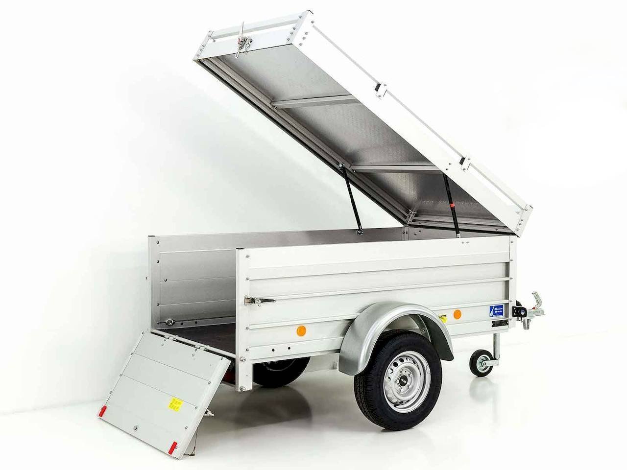 Koch20U220205x105x65cm20750kg201x20ErhC3B6hung20DeckelanhC3A4nger20Aluminium_1.jpg Koch-Anhänger U2 Deckelanhänger 750kg 205x105x65cm Aluminium mit Deckel und Bordwanderhöhung – Image 1