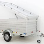 Koch-Anhänger U4 Deckelanhänger 750kg 250x125x95cm Aluminium mit Deckel und dreifacher Bordwanderhöhung