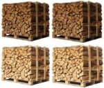 4 x Palettes (2 chêne blanc + 2 Hêtre/Charme) – Bûches de 40 cm