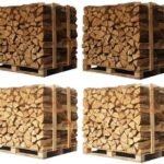 4 X Palettes (2 chêne blanc + 2 Hêtre/Charme) – Bûches de 33 cm
